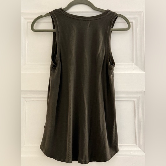 Thread & Supply Olive Ribbed Tank - Picture 2 of 4